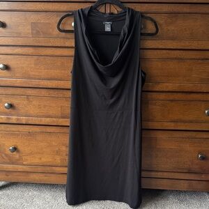 Ann Taylor Black Sleeveless Midi Dress